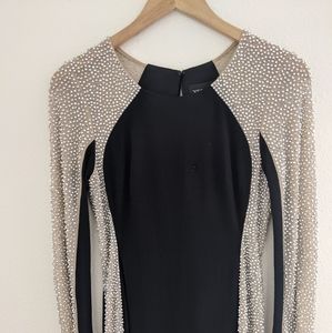 Formal skin tight rhinestone dress